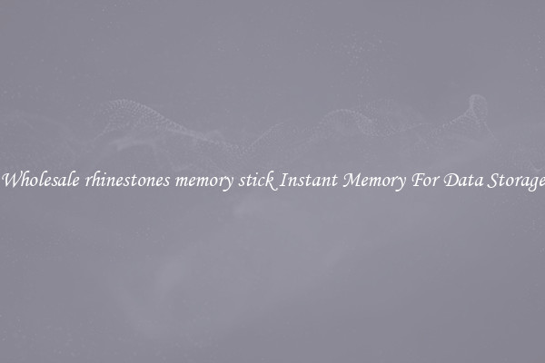 Wholesale rhinestones memory stick Instant Memory For Data Storage