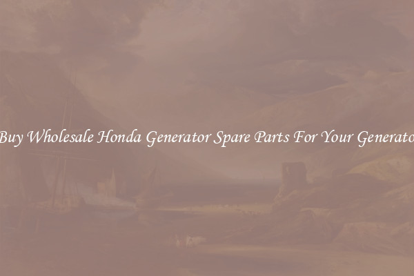 Buy Wholesale Honda Generator Spare Parts For Your Generator