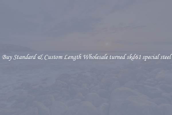 Buy Standard & Custom Length Wholesale turned skd61 special steel