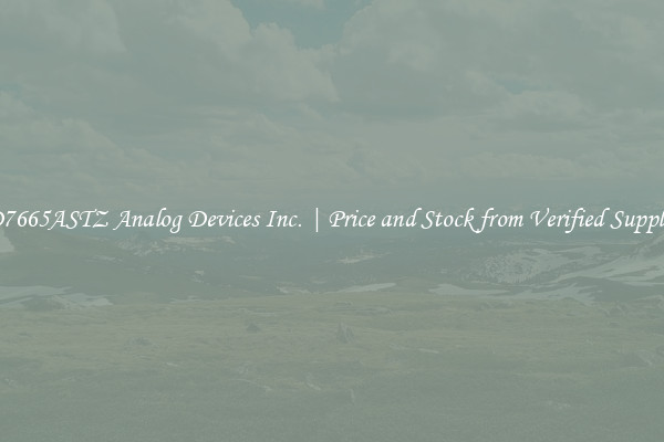 AD7665ASTZ Analog Devices Inc. | Price and Stock from Verified Suppliers