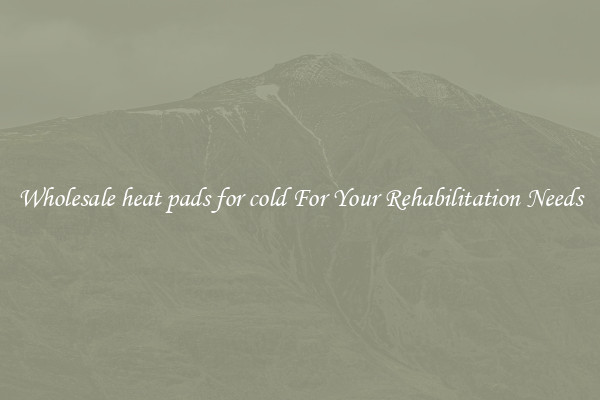 Wholesale heat pads for cold For Your Rehabilitation Needs