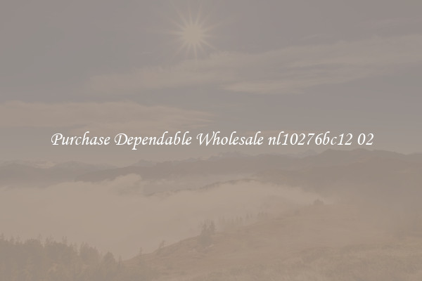 Purchase Dependable Wholesale nl10276bc12 02