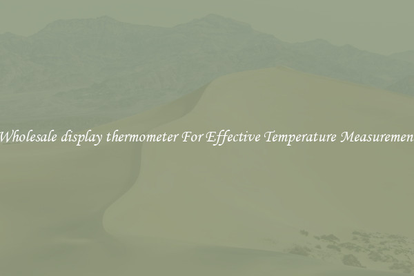 Wholesale display thermometer For Effective Temperature Measurement